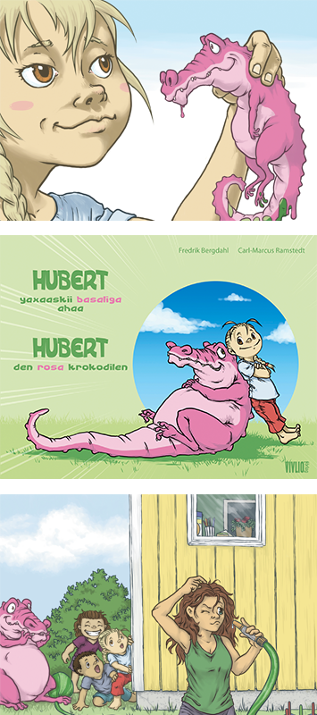Hubert – den rosa krokodilen
